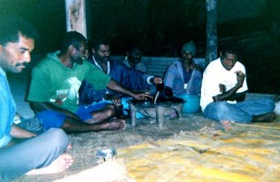 Fijimen drinking kava